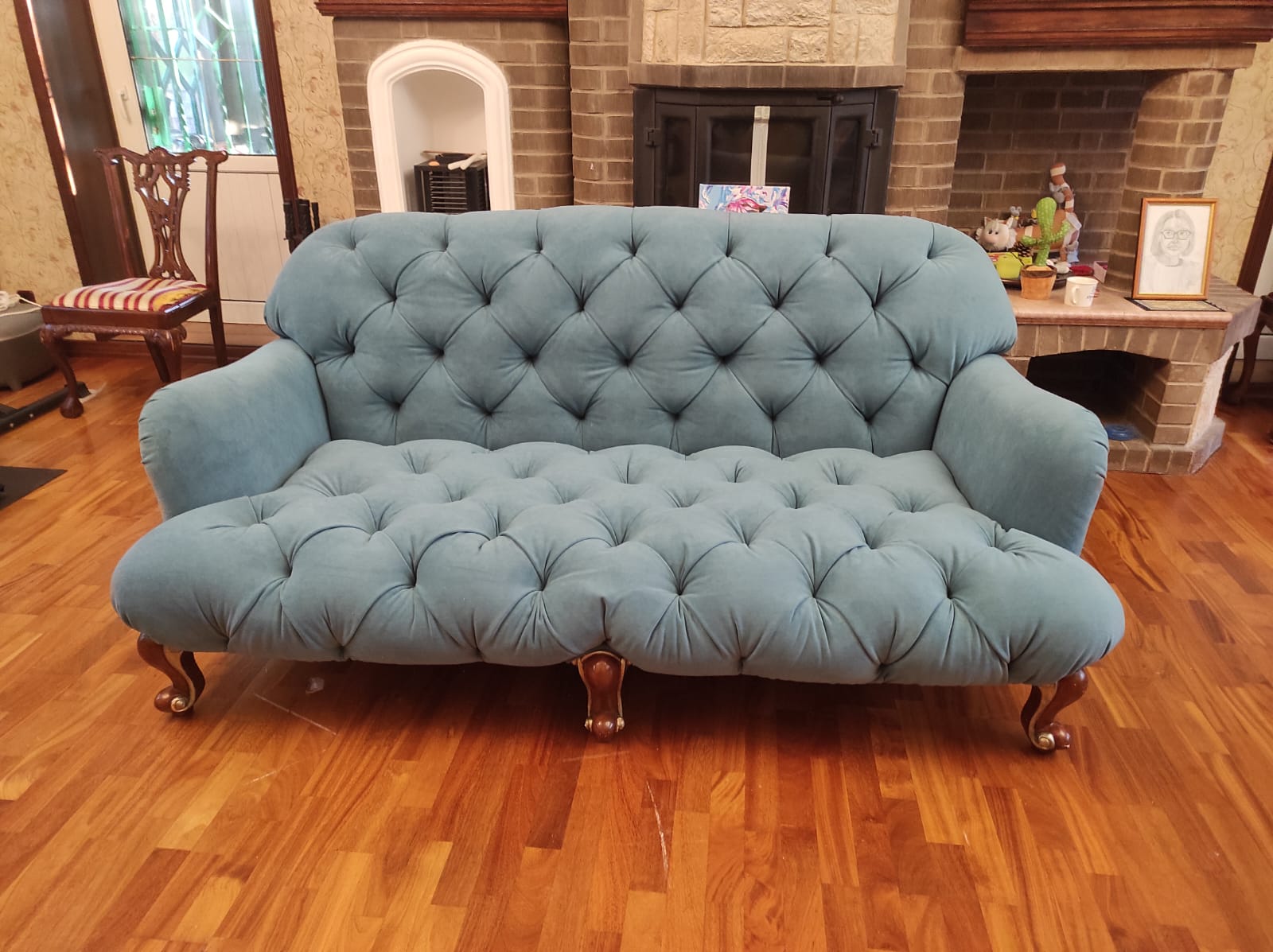 Перетяжка дивана. Технологический институт 1